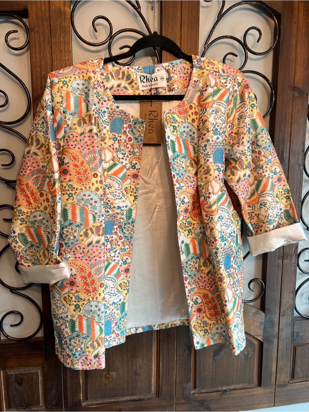 Multicolor Floral Boho Jacket by RHEA